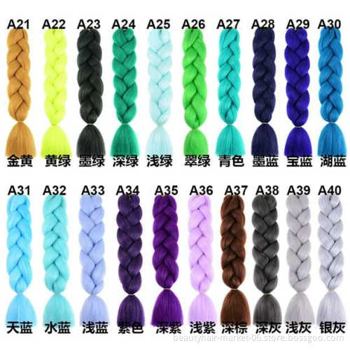 synthetic hairpiece colors 33 99j blue ombre two tone hair extensions piece expressions braid hair weave bulk for braiding